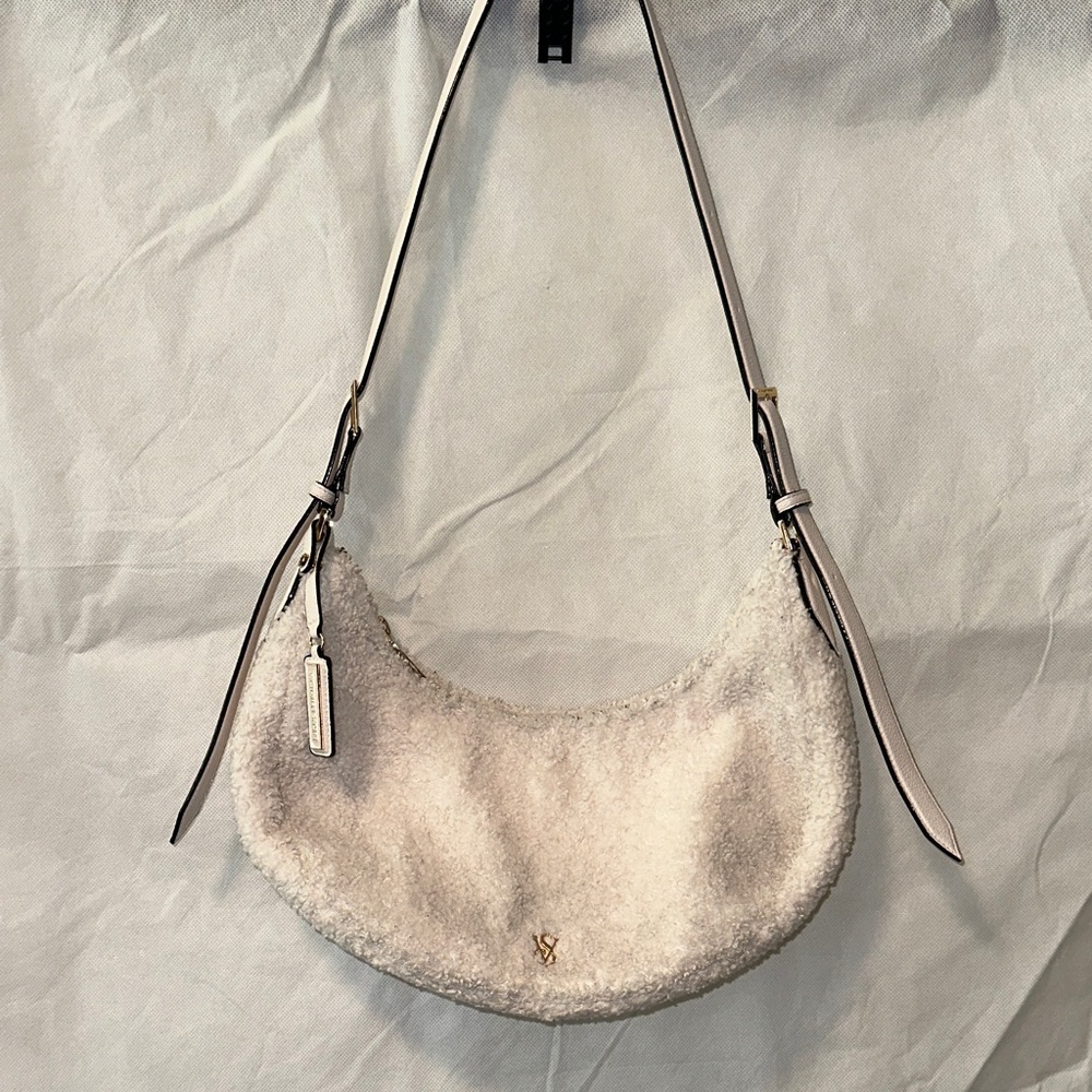 Victoria's Secret Cream Textured Shoulder Bag